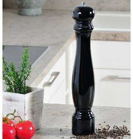 Kesper 13665 Młynek do pieprzu, kauczuk, czarny,wys. 40 cm