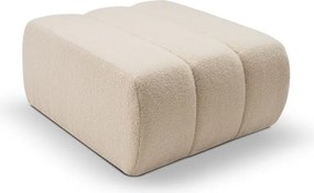 Pufa BALOO w kolorze kremowym w tkaninie LAMBI 08