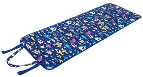 Niebieska ogrodowa poduszka do siedzenia na leżak 52x148 cm Fishes – B.E.S.
