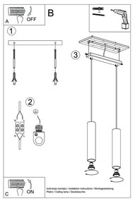 Zielona lampa wisząca Castro – Nice Lamps