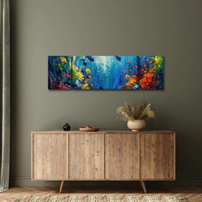 Obraz - Malowanie podwodnego świata (170x50 cm)