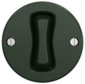 Kliklap - Retro przełącznik krzyżowy bez ramki nr 7 zielony