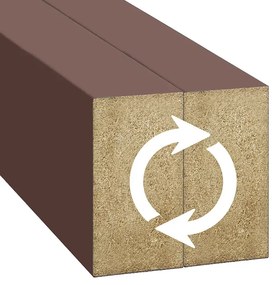 Ażurowe lamele ścienne pudrowy róż 15 szt. D3-W28