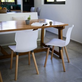 Krzesło Duo wood Carrara 50,3 x 46,3 x 80,9 cm