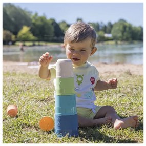 Smoby little green zestaw łódka wieża sorter bioplastik