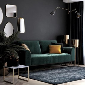 Zielona sofa rozkładana 217 cm Adley – CosmoLiving by Cosmopolitan