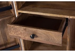 Szafka na wino z litego drewna mango liczba butelek 12, 74x122x46 cm Bombay – Interia Home &amp; Living