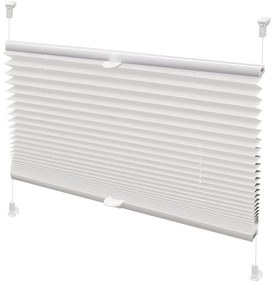 Biała roleta 72,5x150 cm Plisé Verona – Gardinia