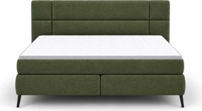 Łóżko kontynentalne Lucio z materacem kieszeniowym 7-strefowym 140x200 / 160x200 / 180x200
