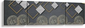 Obraz abstrakcji (170x50 cm)