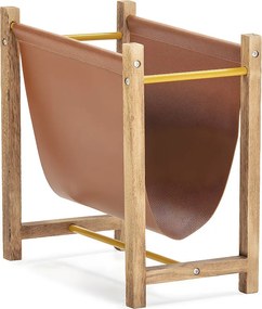 Kolumna na czasopisma Bento z ekoskóry i naturalnego drewna