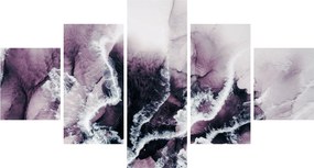 Obraz - Fioletowy marmur N⁰2 (125x70 cm)