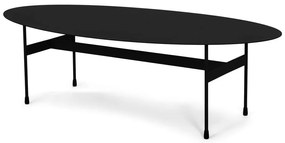 Czarny metalowy stolik 39x120 cm Mira – Spinder Design