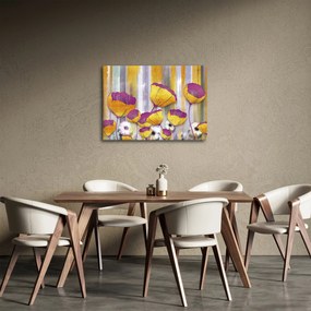 Obraz - Ilustracja kwiatów (70x50 cm)