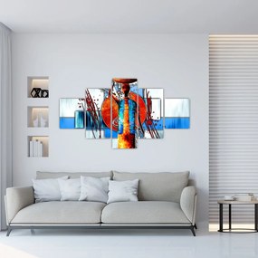 Obraz przedstawiający starożytną osobę (125x70 cm)