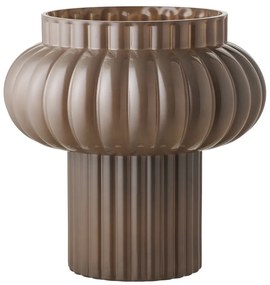 Brązowy szklany wazon (wysokość 27 cm) Celia – House Nordic