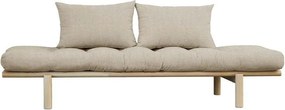 Sofa z lnianym pokryciem Karup Design Pace Natural/Linen