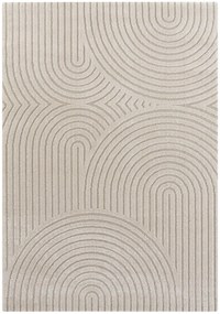Dywan nowoczesny New York Geometria 3D kremowo-beżowy 120 cm x 170 cm