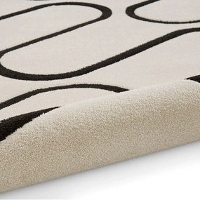 Czarno-biały dywan 160x230 cm Linear Curve – Catherine Lansfield