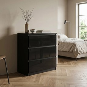Komoda NUDO 70 cm do Salonu Sypialni Czarny