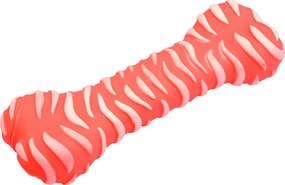 Gumowa zabawka dla psa BONE 18 cm, kolor różowy