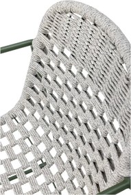 Szare metalowe krzesło ogrodowe Calana – Bloomingville