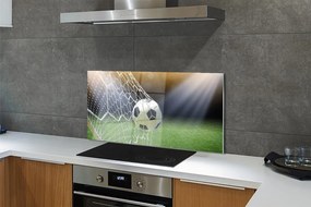 Szklany Panel Piłka na Środku Stadionu