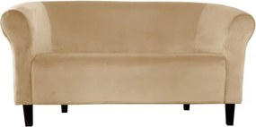 Sofa Milo tkanina Welur : Kolor nogi - Venge, Kolor tkaniny - VELVET - MG06, Typ tkaniny - Velvet, Wysokość nogi - 15 cm