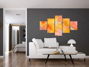 Obraz - Tło z jesiennych liści (125x70 cm)