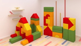 Zestawy piankowy do zabawy dla maluchów Happy Castle Baby Max