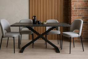 Nowoczesne krzesło Bros, styl loft, nóżki czarne