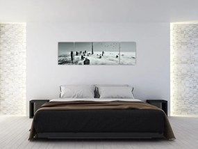Obraz - Wieżowce w Dubaju (170x50 cm)