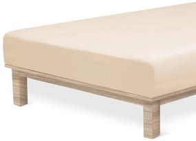 4Home prześcieradło jersey Lycra beżowy, 90 x 200 cm