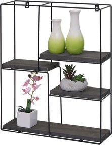 Półka ścienna MCW-K76,  ciemnoszary