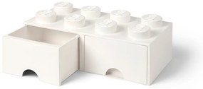 Biały pojemnik z 2 szufladami LEGO®