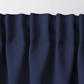 Zasłona zaciemniająca na taśmie marszczącej granatowy 140 x 280 cm 1 szt.