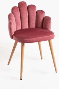 Rcznie aksamitne krzeso