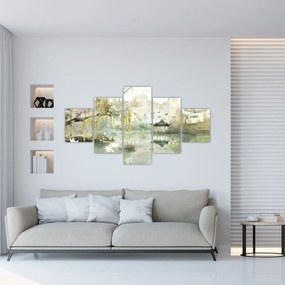 Obraz - Chińskie jezioro (125x70 cm)