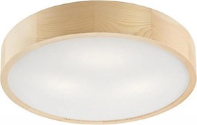 Lampa sufitowa NATURAL 3xE27/60W/230V śr. 47,5 cm sosna
