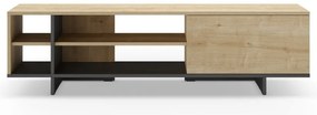 Szafka pod TV w dekorze dębu 160x44 cm Cequoia – Marckeric