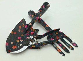 Garvia Zestaw narzędzi ogrodniczych 3 szt. DarkFlowers