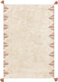 Wełniany miękki dywan z frędzlami Floki