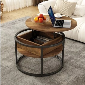 Stolik kawowy drewno 57x57x47.5 marlo