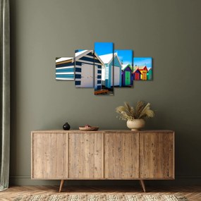 Obraz - Brighton Beach, Melbourne, Australia (125x70 cm)