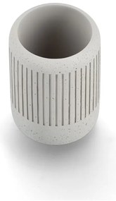 Kubek na szczoteczki CEMENT, Ø 7 cm