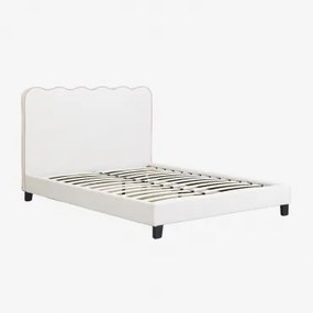 Tapicerowane Łóżko Zivon Tkaniny Róża & 160 X 200 Cm - Sklum