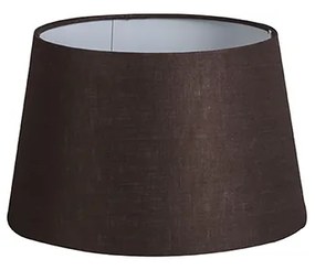 Lnianny abażur brązowy 25/16