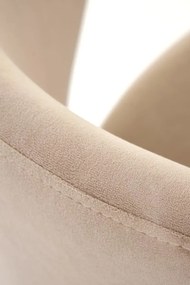 Krzesło tapicerowane K587 VELVET beżowe  HALMAR