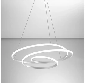 Gea Luce DIVA S G BIANCO - LED Żyrandol ściemnialny na lince DIVA LED/44W/230V biały