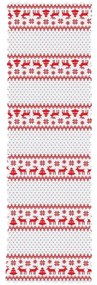 Zestaw 4 świątecznych poszewek na poduszki i bieżnika Minimalist Cushion Covers Nordic Knit
